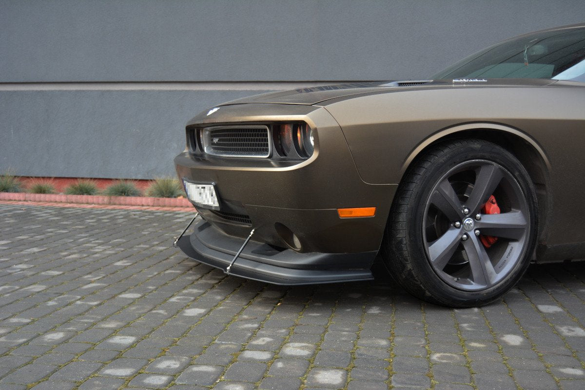 Maxton HYBRID Front Ansatz V.1 für DODGE CHALLENGER MK3. PHASE-I SRT8 COUPE