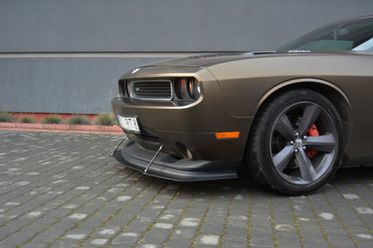 Maxton HYBRID Front Ansatz V.1 für DODGE CHALLENGER MK3. PHASE-I SRT8 COUPE