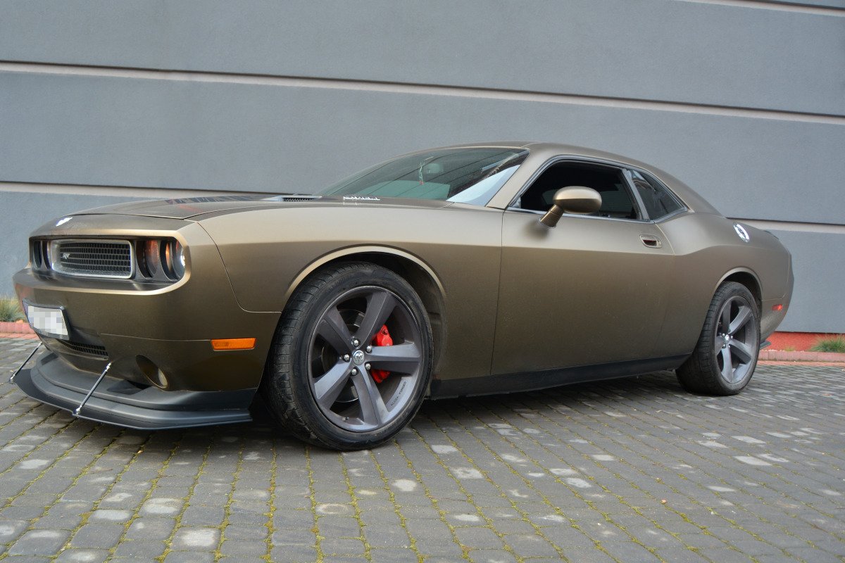 Maxton HYBRID Front Ansatz V.1 für DODGE CHALLENGER MK3. PHASE-I SRT8 COUPE