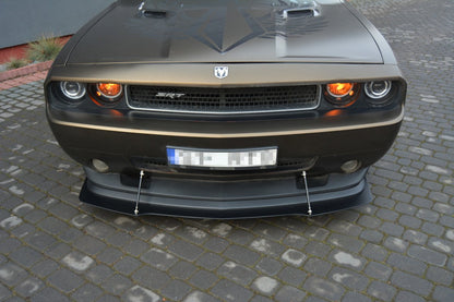 Maxton HYBRID Front Ansatz V.1 für DODGE CHALLENGER MK3. PHASE-I SRT8 COUPE