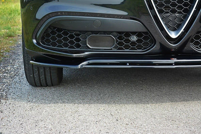 Maxton Front Ansatz V.2 für Alfa Romeo Stelvio schwarz matt