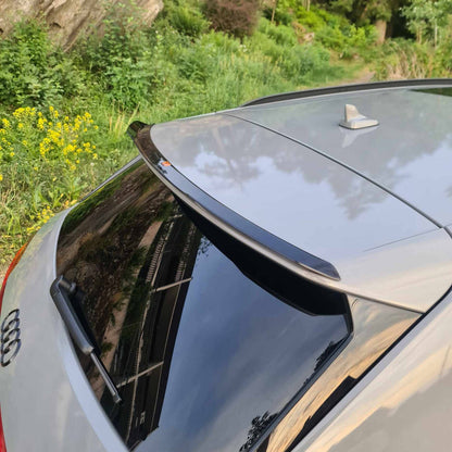 Maxton Spoiler CAP für Audi e-Tron S-Line schwarz Hochglanz