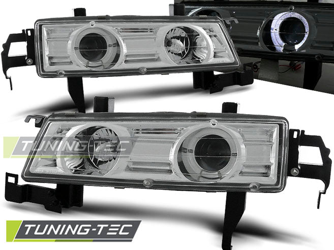 Tuning-Tec LED Angel Eyes Scheinwerfer für Honda Prelude 92-97 chrom