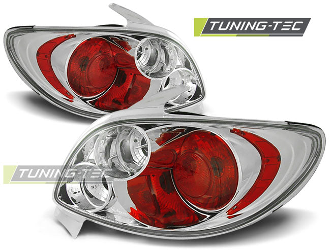 Tuning-Tec Rückleuchten für Peugeot 206 98-17 chrom
