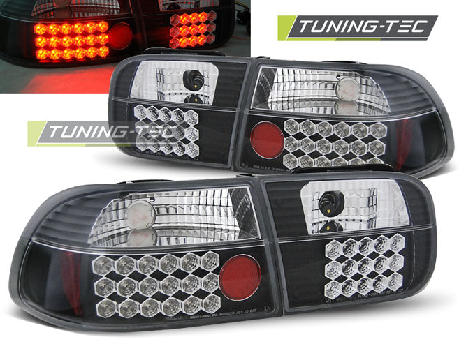 Tuning-Tec LED Rückleuchten für Honda Civic 3 Türer 91-95 schwarz