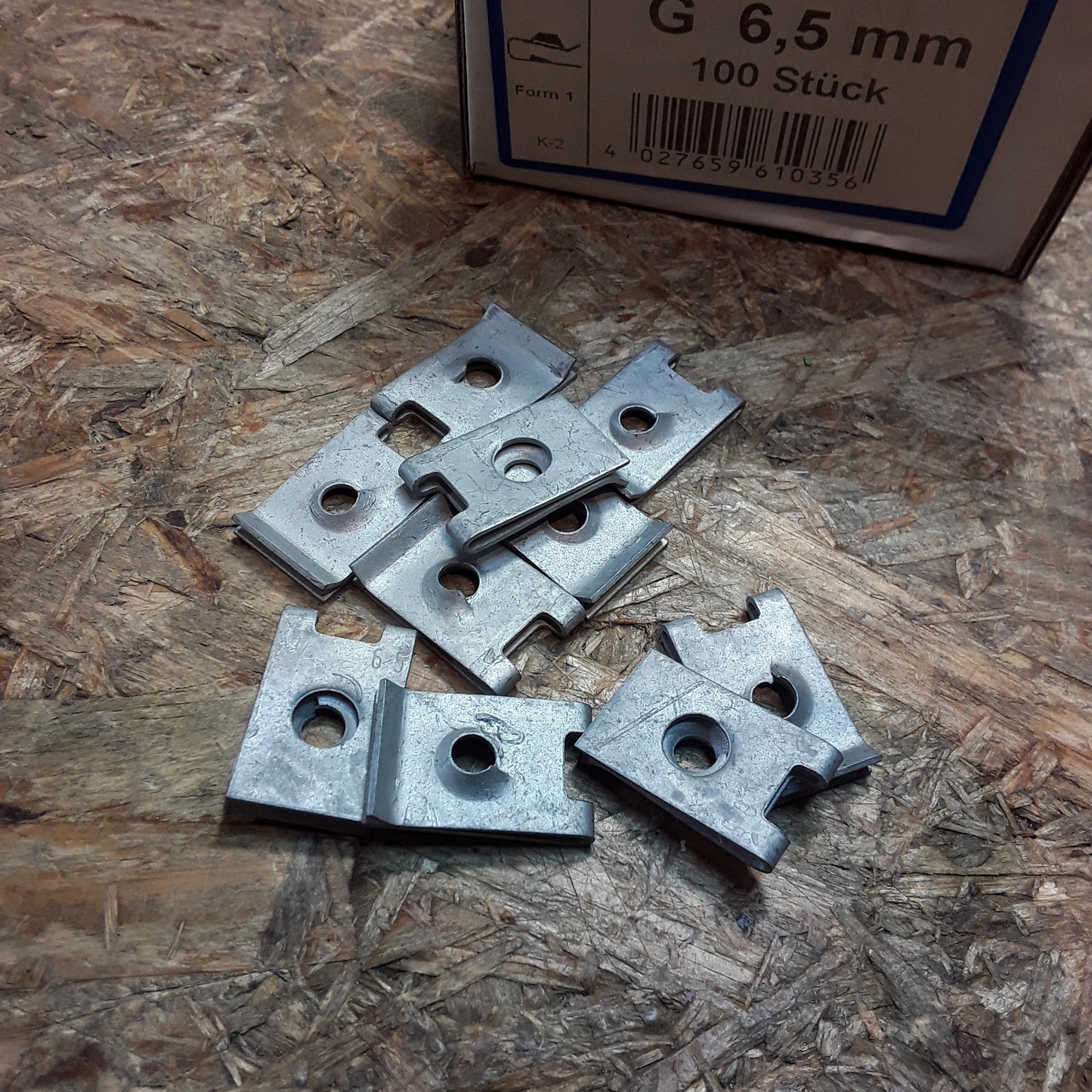 Diverse Fahrzeuge Schnappmuttern G 6,5mm verzinkt (Form 1) (10Stk.) original F+S NEU