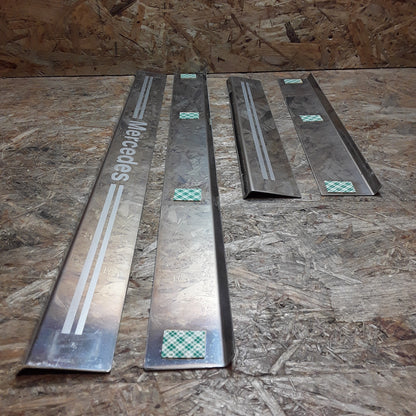 Mercedes C-Klasse Bj 93-00 Zierleistensatz Chrom 58,7cmx 5,5cm & 36,2cmx5,5cm original IVOL NEU