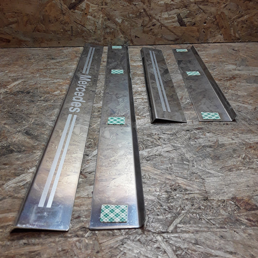 Mercedes C-Klasse Bj 93-00 Zierleistensatz Chrom 58,7cmx 5,5cm & 36,2cmx5,5cm original IVOL NEU