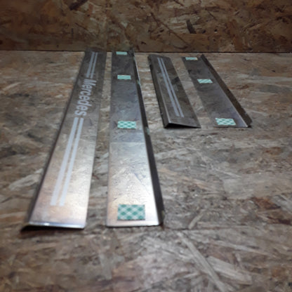 Mercedes C-Klasse Bj 93-00 Zierleistensatz Chrom 58,7cmx 5,5cm & 36,2cmx5,5cm original IVOL NEU