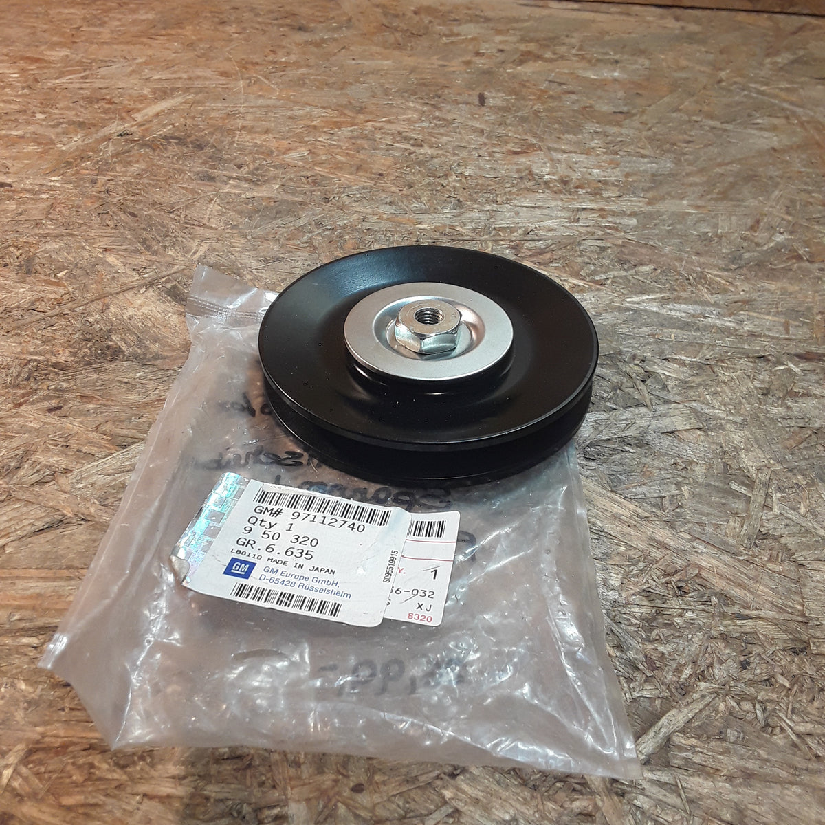Frontera A 28DT Motoren Riemenscheibe Spannrad Pumpe original GM Opel NEU