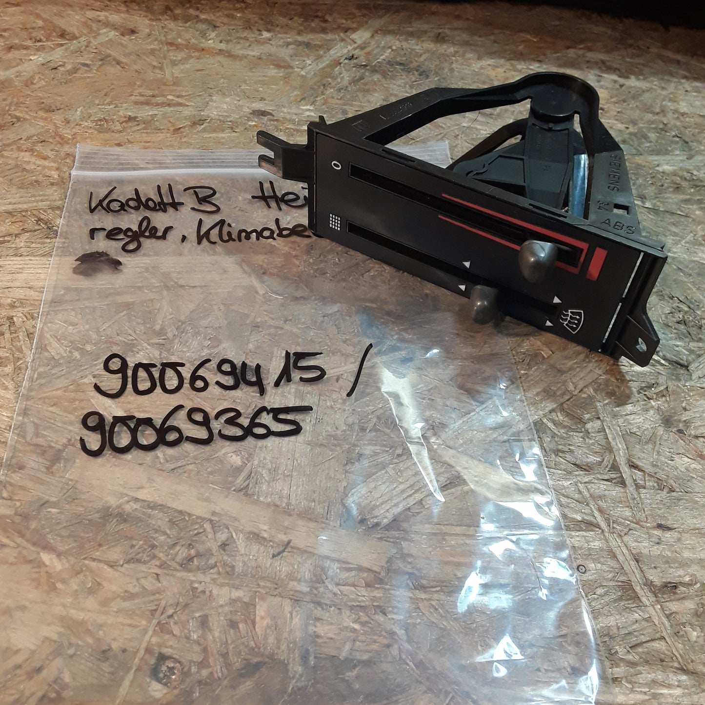 Kadett B Klimabedienteil, Heizungsregler original GM Opel NEU