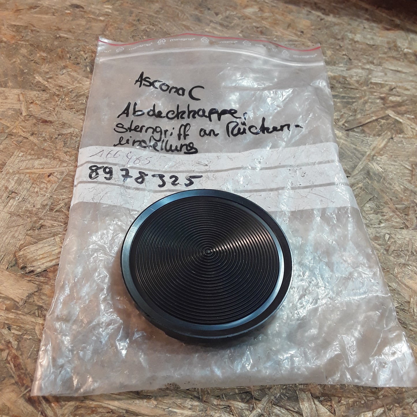 Ascona C Abdeckkappe Sterngriff an Rückeneinstellung original GM Opel NEU