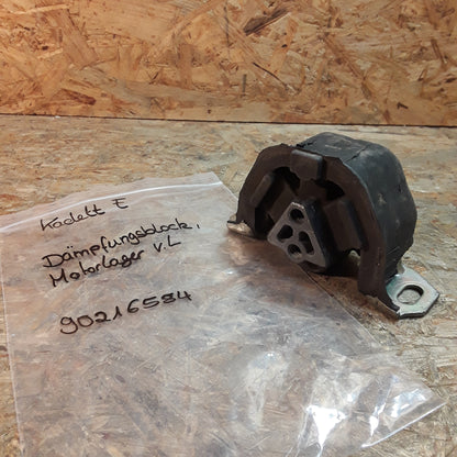 Kadett E Dämpfungsblock Motorlager vorne links original GM Opel NEU