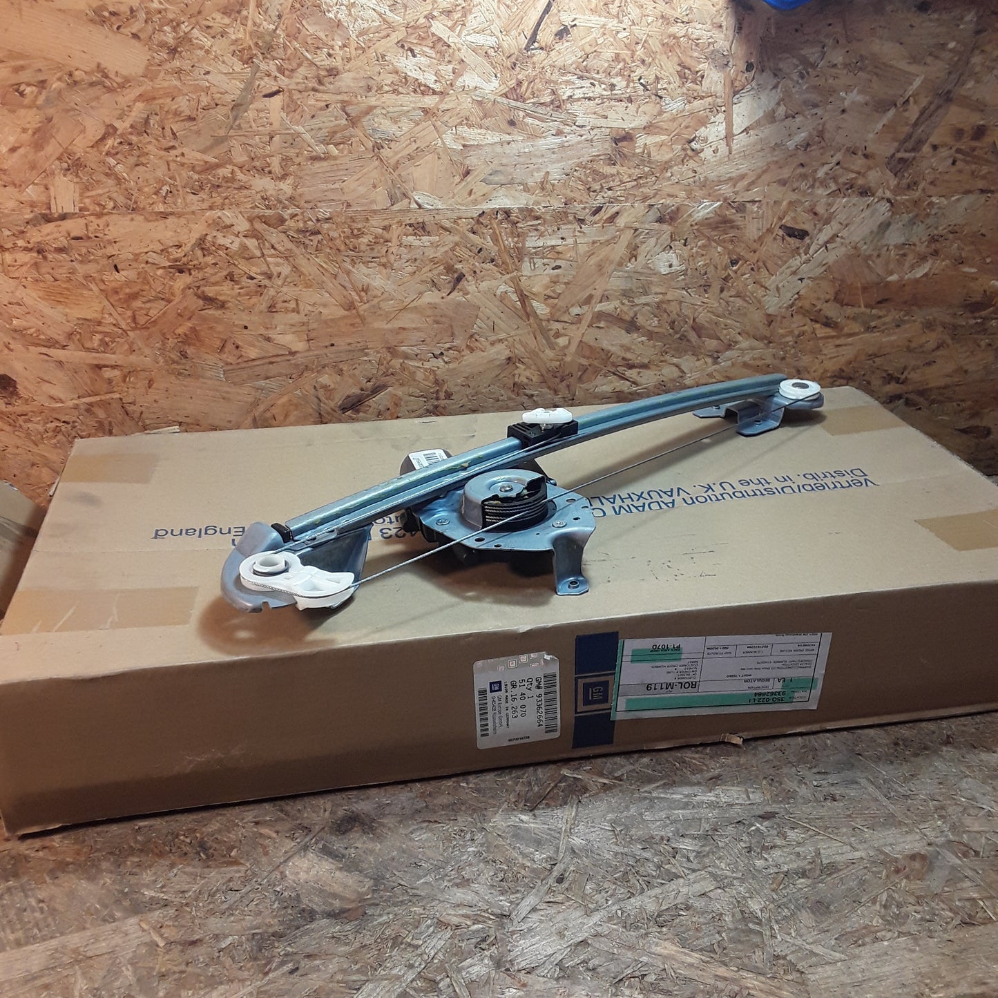 Meriva A Fensterheber hinten rech4s original GM Opel NEU
