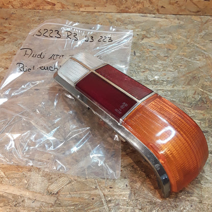 Audi 100 Bj 1972 Rückleuchte Chrom original Hella NEU (Aus Altbestand)