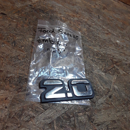 Ford Sierra 2.0 Emblem hinten original Ford NEU