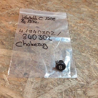Kadett C 1200 Bj 1974_... Chokezug Knopf original Opel NEU