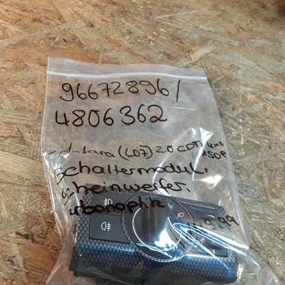 Opel Antara Lichtschaltermodul Carbonoptik NEU original GM