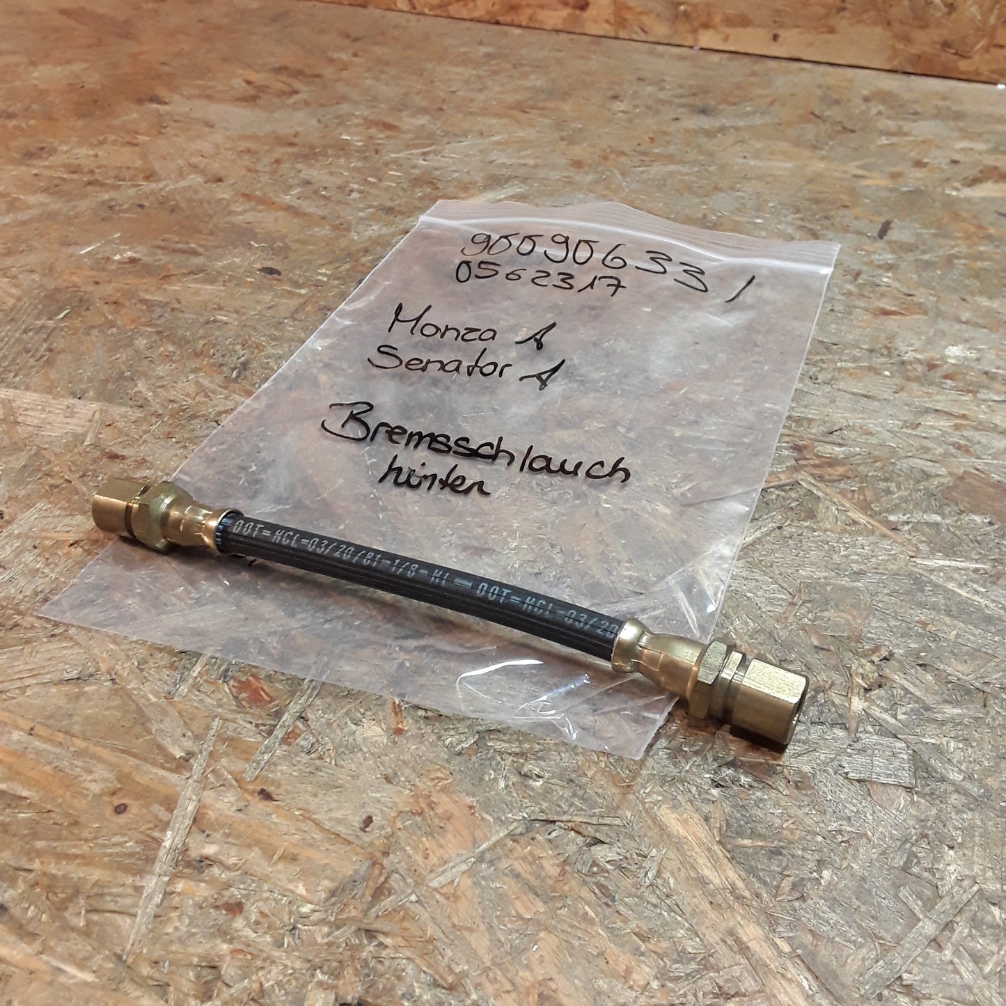 Monza A Senator A Bremsschlauch hinten original GM Opel NEU