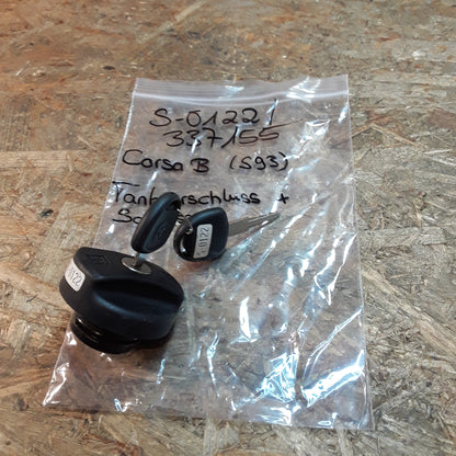 Corsa B (S93) Tankverschluss und Schlüssel original GM Opel NEU