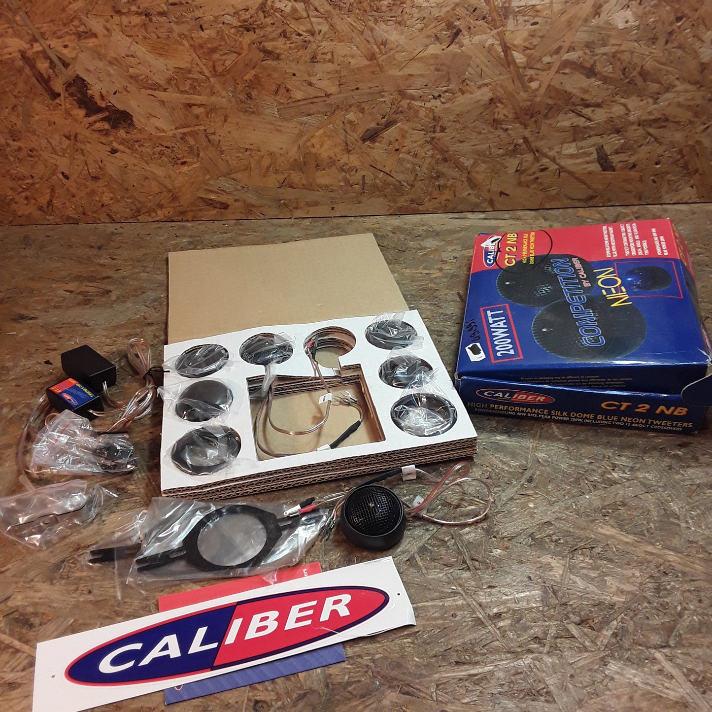 Diverse Fahrzeuge Hochtöner, Blau original Caliber NEU
