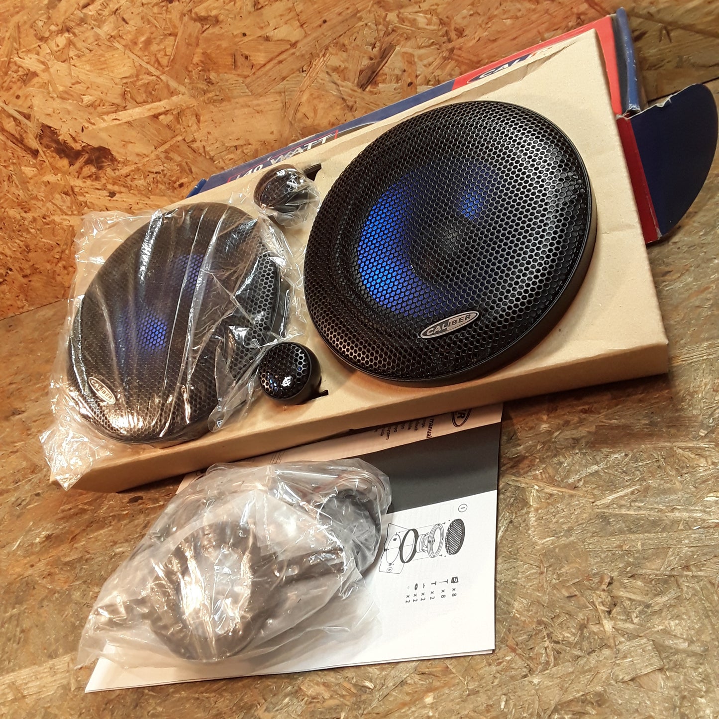 Diverse Fahrzeuge 140Watt Lautsprecher + Hochtöner original Caliber NEU