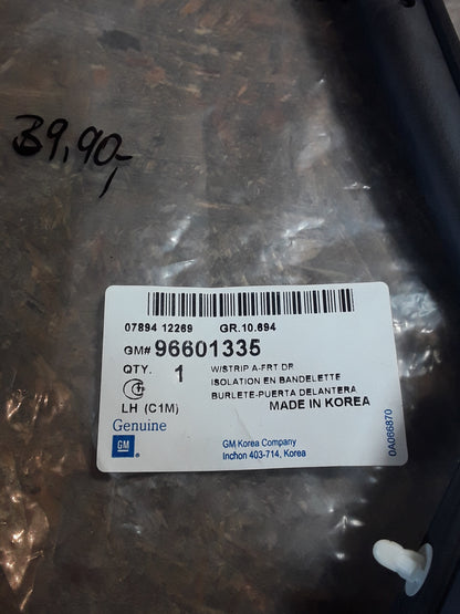 Chevrolet Spark,  Matiz (M200) Vordere Dichtung Wetterstall original GM NEU