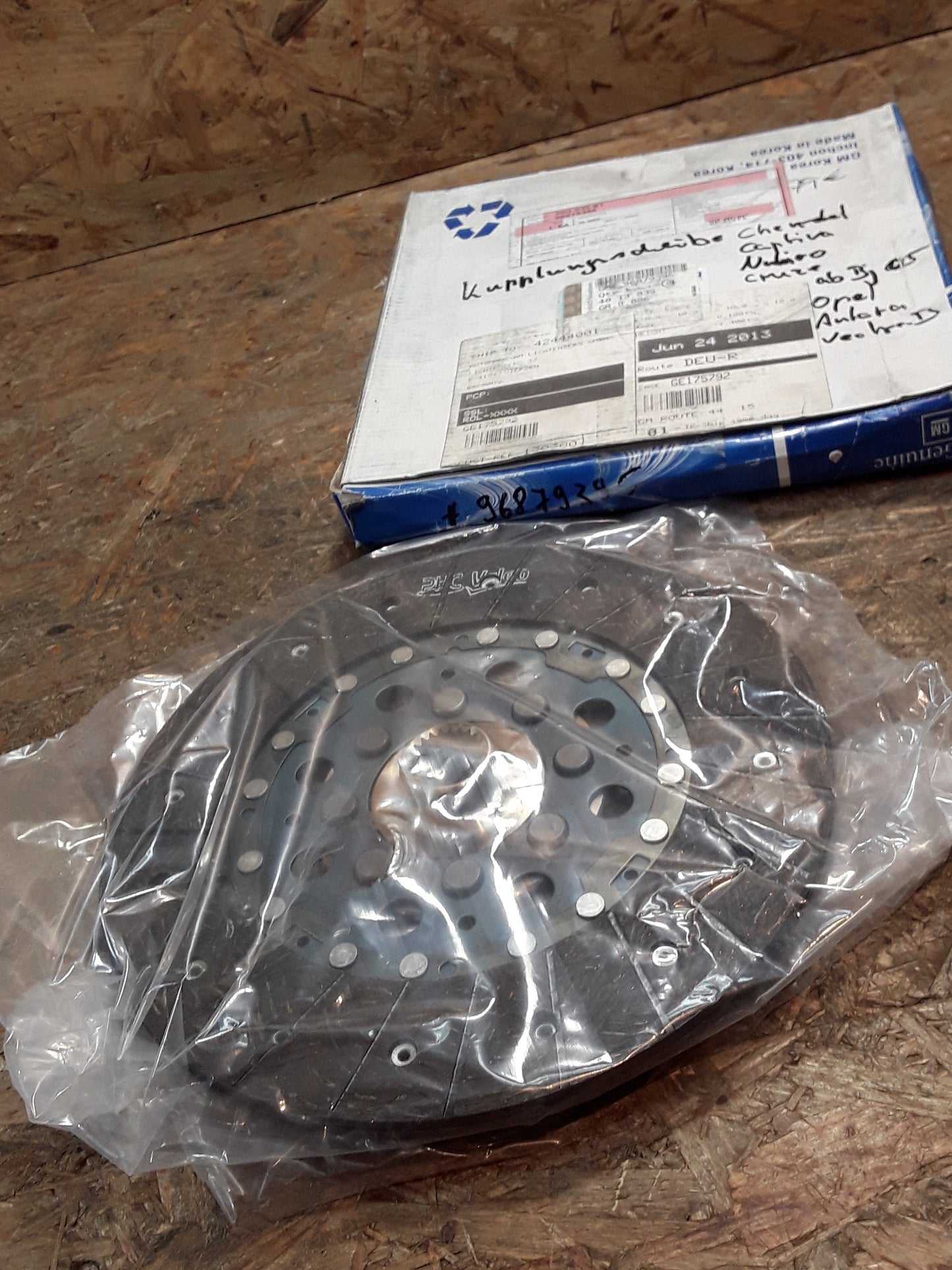 Chevrolet Captiva/ Nubira/ Cruze/ Lacetti  ab Bj 05 Opel Antara/ Vectra B/ Sintra Kupplungsscheibe original GM NEU