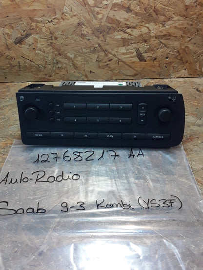 Saab 9-3 Kombi (YS3F) Auto-Radio original Saab NEU