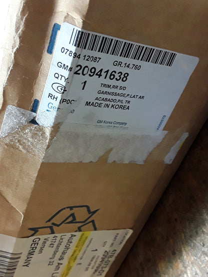 Chevrolet Captiva C140 Bj 11-16 Türverkleidung H.R original GM NEU