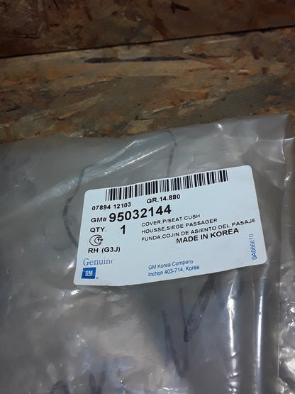 Chevrolet Orlando Bezug Sitzkissen Vordersitzkissen Schwarz,  rechts original GM NEU