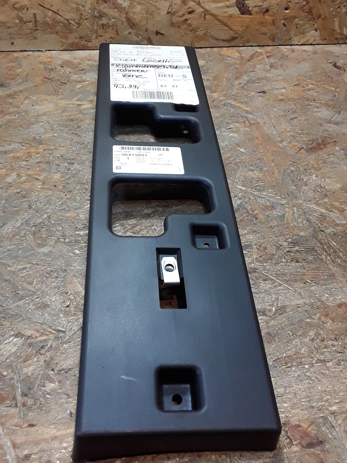 Chevrolet Lacetti Nummernschildhalter/  Rahmen vorne original GM NEU
