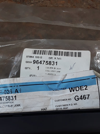 Chevrolet Aveo Bj 10 Deckel, Ablagefach für Instrumententafel original GM NEU