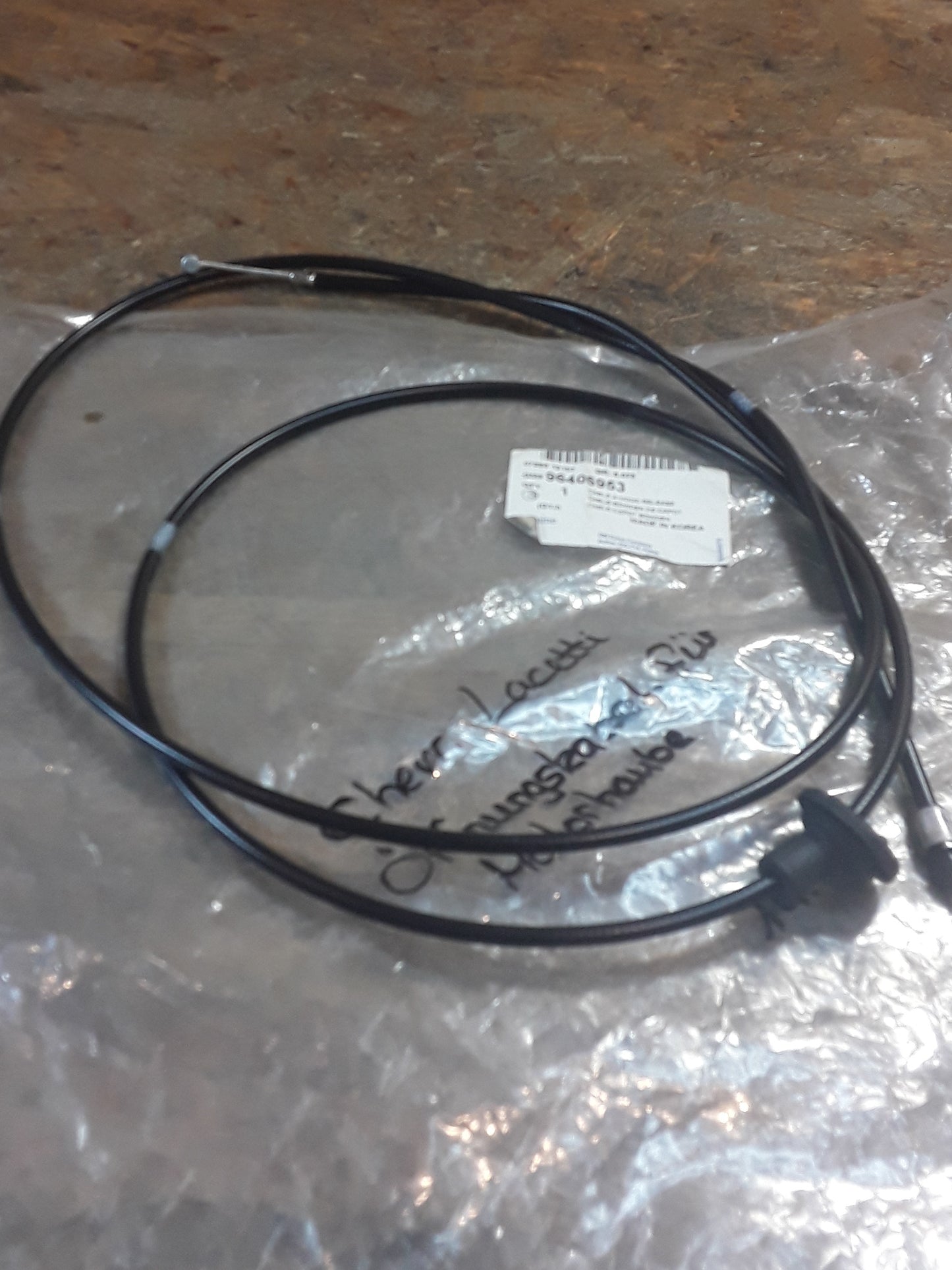 Chevrolet Lacetti Öffnungskabel für Motorhaube original GM NEU