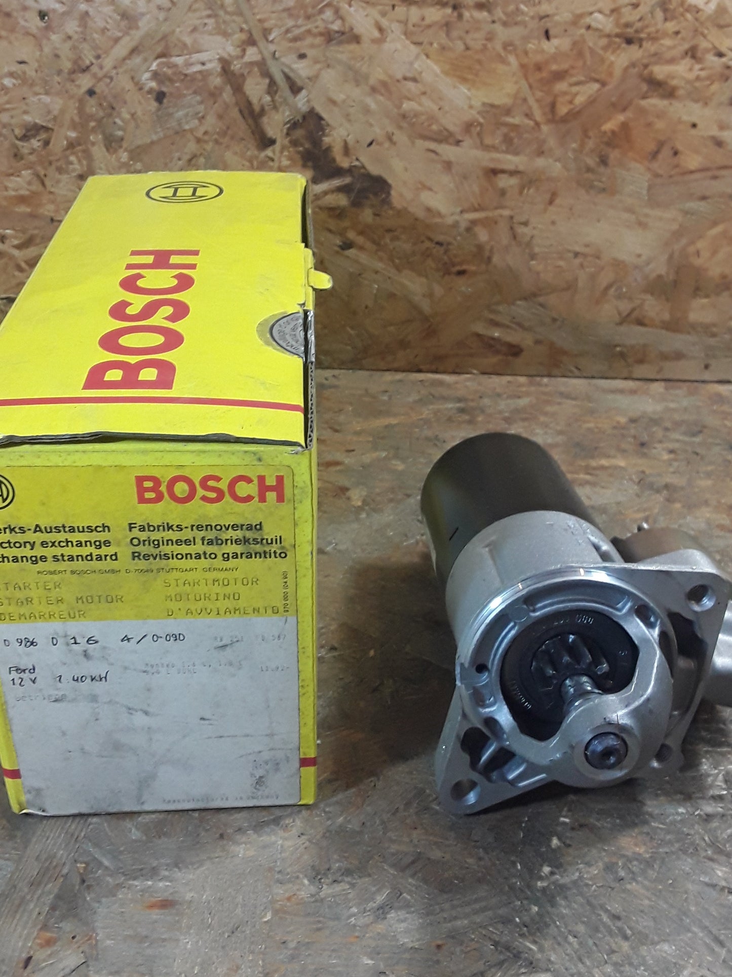 Ford Mondeo 1.6/1.8/2.0 ab Bj 11.92 Anlasser 12V 1.4KW original Bosch NEU