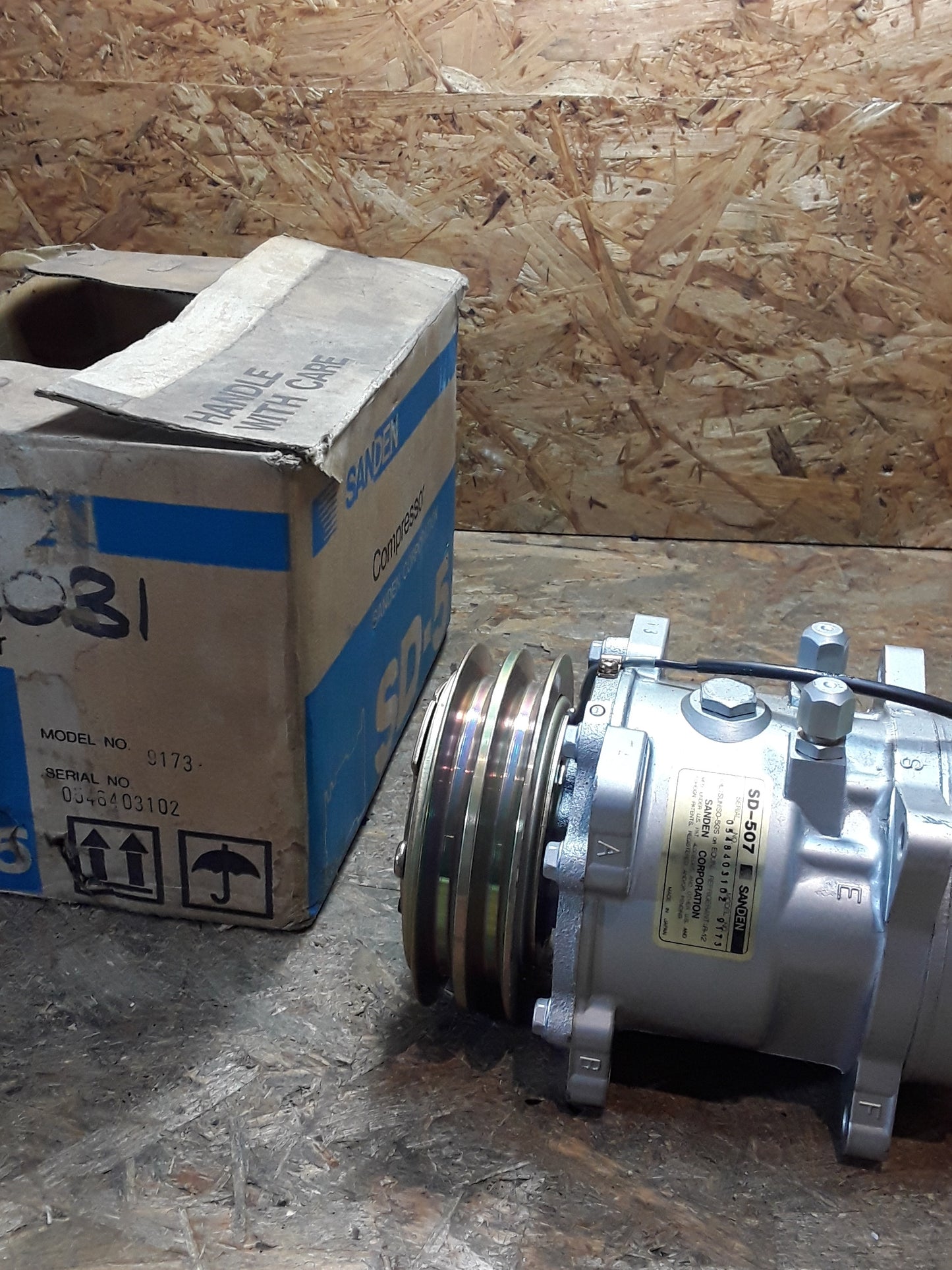 Sanden SD-507 Klimakompressor original Sanden NEU