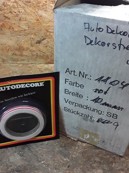 Diverse Fahrzeuge Dekorstreifen rot 10mm Breite original Autodekor NEU