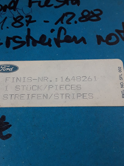 Ford Fiesta Ziersteifen rot original Ford NEU