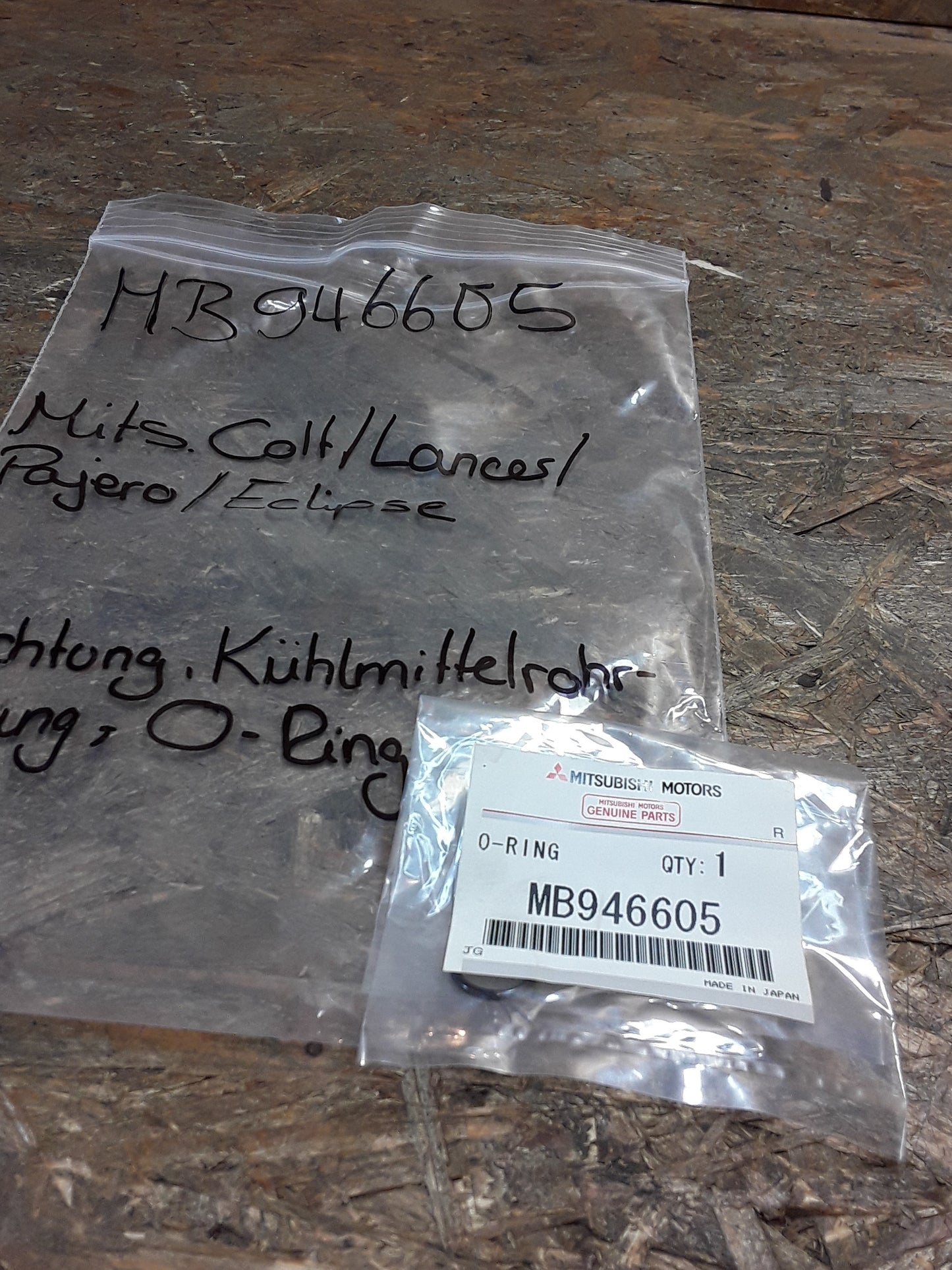 Mitsubishi Colt/ Lancer/ Pajero/ Eclipse Dichtung Kühlmittelrohrleitung O-Ring original Mitsubishi NEU