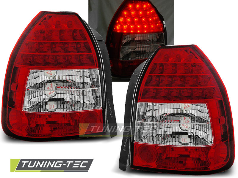 Tuning-Tec LED Rückleuchten für Honda Civic 3 Türer 95-01 rot/klar