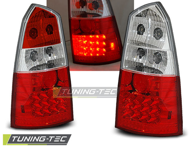 Tuning-Tec LED Rückleuchten für Ford Focus Mk1 Turnier 98-04 rot/klar