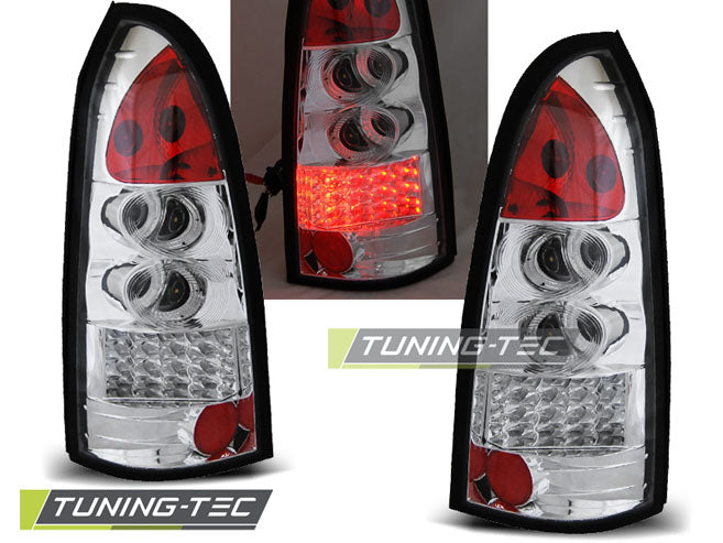 Tuning-Tec LED Rückleuchten für Opel Astra G Caravan 97-04 chrom