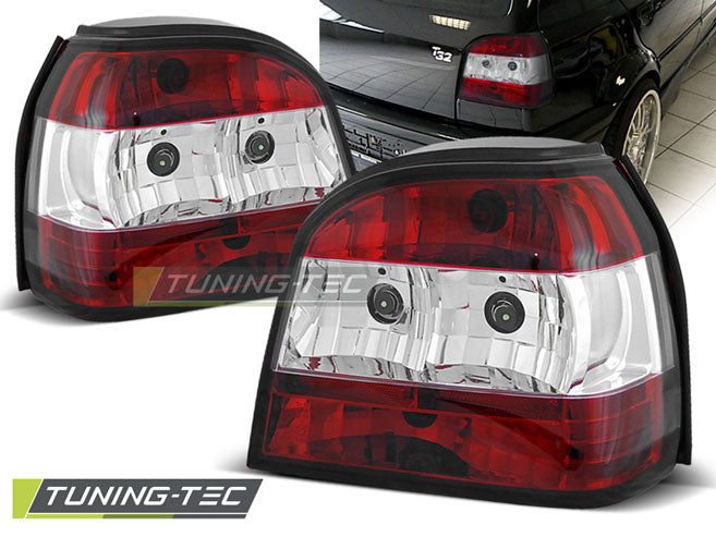 Tuning-Tec Rückleuchten für VW Golf 3 (III) 91-97 rot/klar