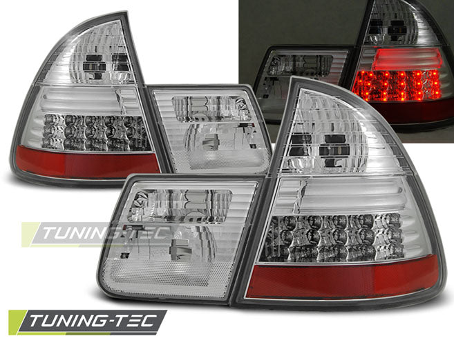 Tuning-Tec LED Rückleuchten für BMW 3er E46 Touring 99-05 chrom