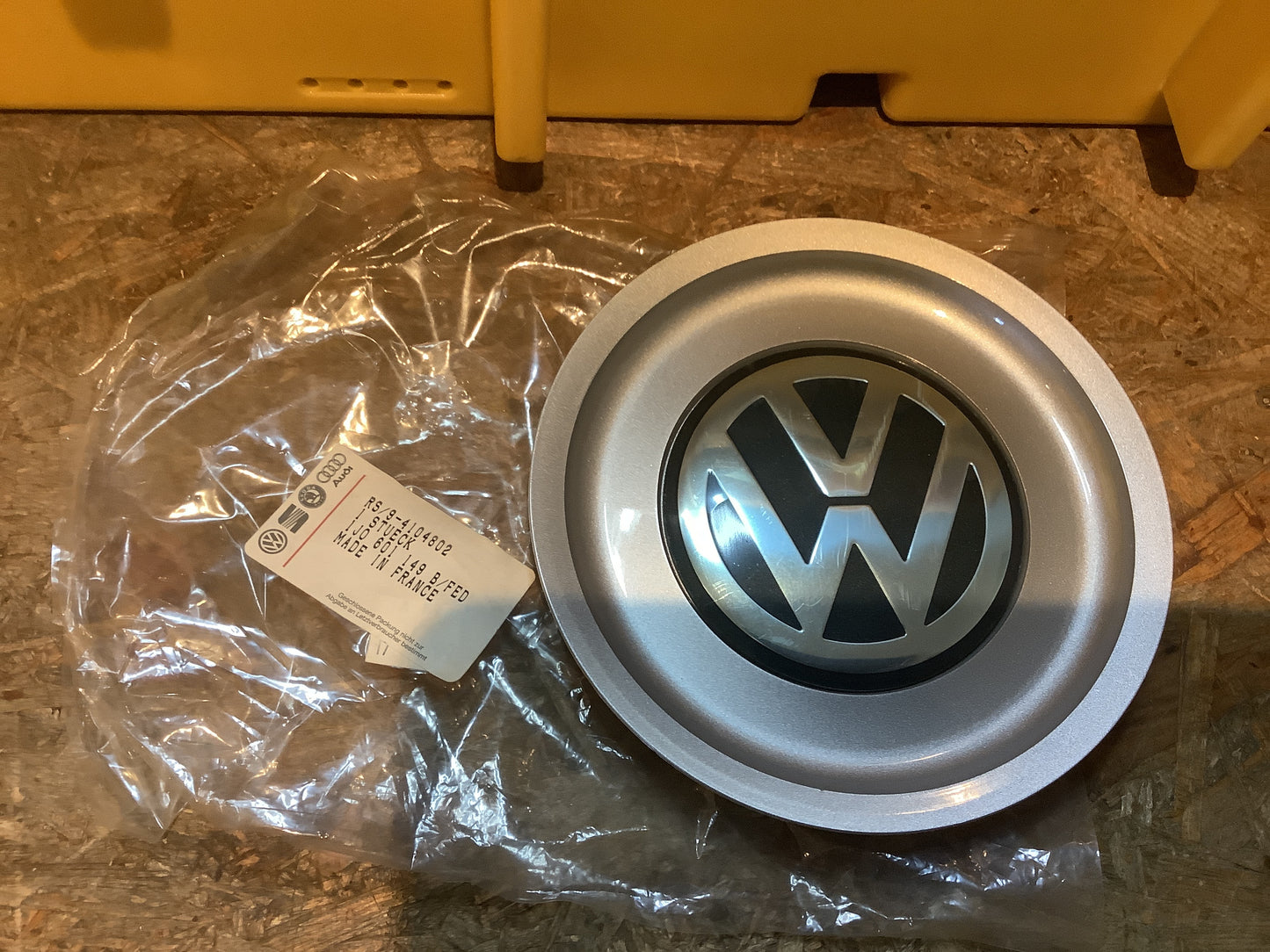 Radkappe für 15 Zoll Alufelgen Typ „Avus“ Original VW NEU