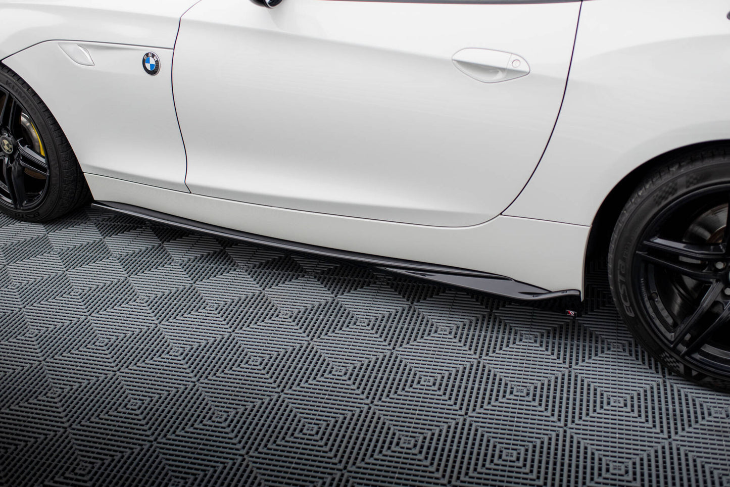 Maxton Seitenschweller Ansatz für BMW Z4 E89 schwarz Hochglanz