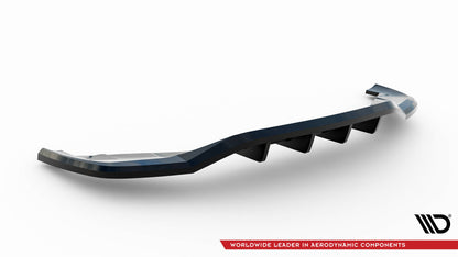 Maxton Mittlerer Diffusor Heck Ansatz DTM Look für Alfa Romeo Tonale Mk1 schwarz Hochglanz