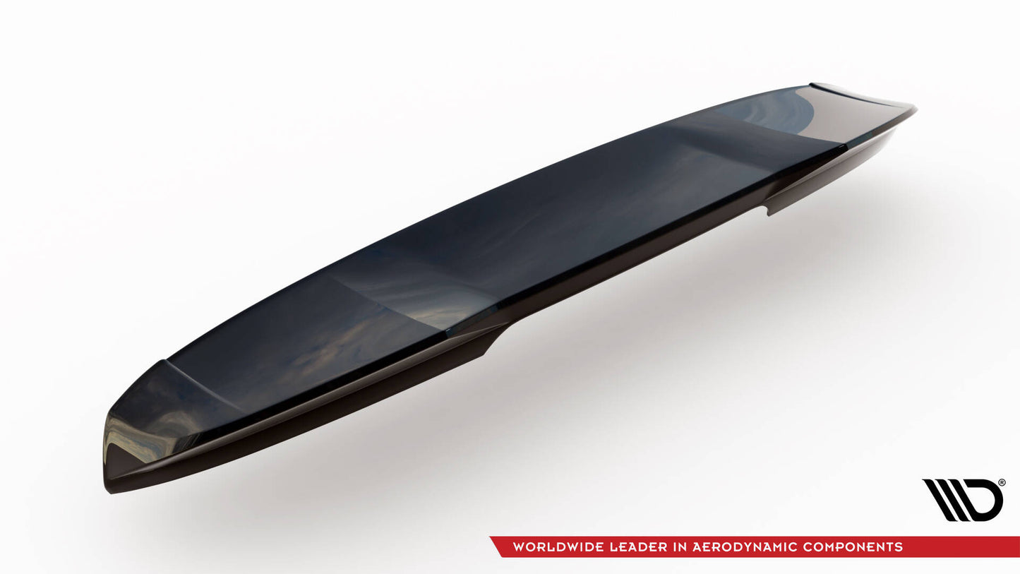 Maxton Spoiler CAP für 3D BMW 1er M-Paket / M140i / Standard F20  schwarz Hochglanz