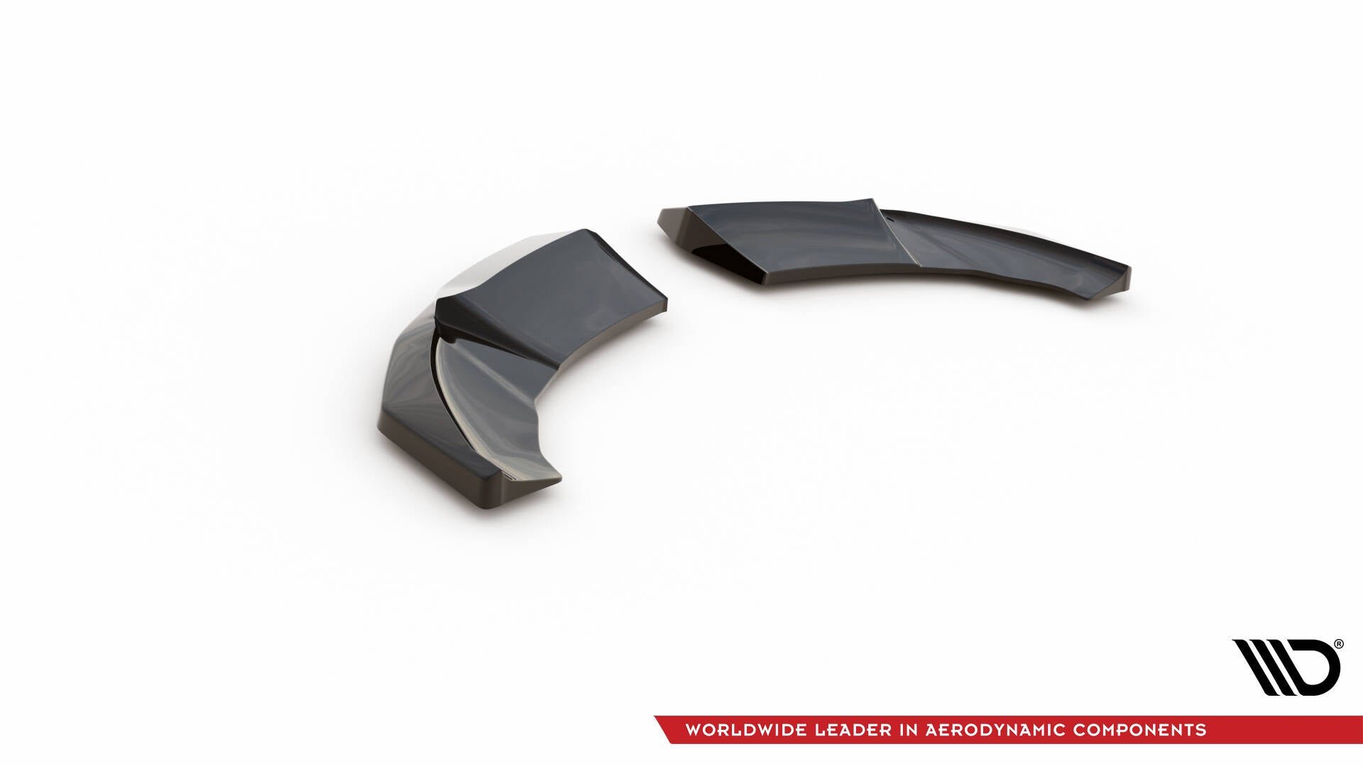 Maxton Heck Ansatz Flaps Diffusor V.1 für Audi TT S-Line 8S schwarz Hochglanz