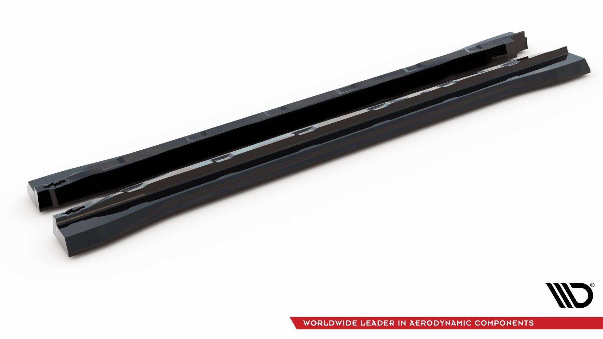 Maxton Seitenschweller Ansatz für Ford Edge Mk2 schwarz Hochglanz